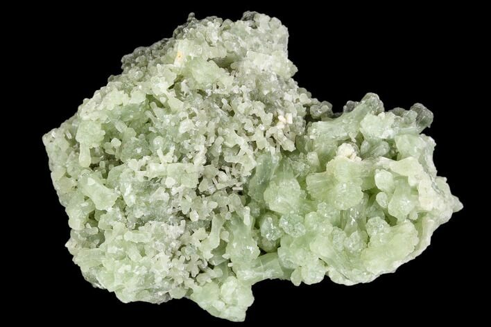 Green Prehnite Crystal Cluster - Morocco #108729